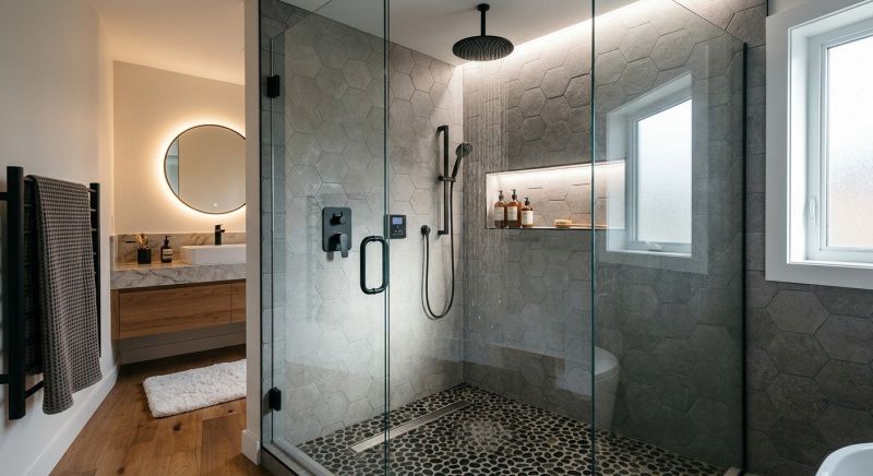 Granite Shower Installation in Pendleton, IN